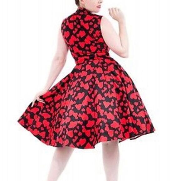 NWOT Hearts & Roses Swing Dress - Picture 3 of 8